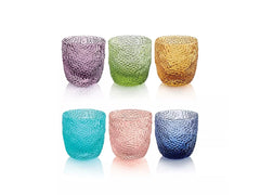 IVV - Tricot 6'lı Set Renkli Bardak
